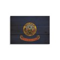 Wile E. Wood 15 x 11 in. Idaho State Flag Wood Art FLID-1511